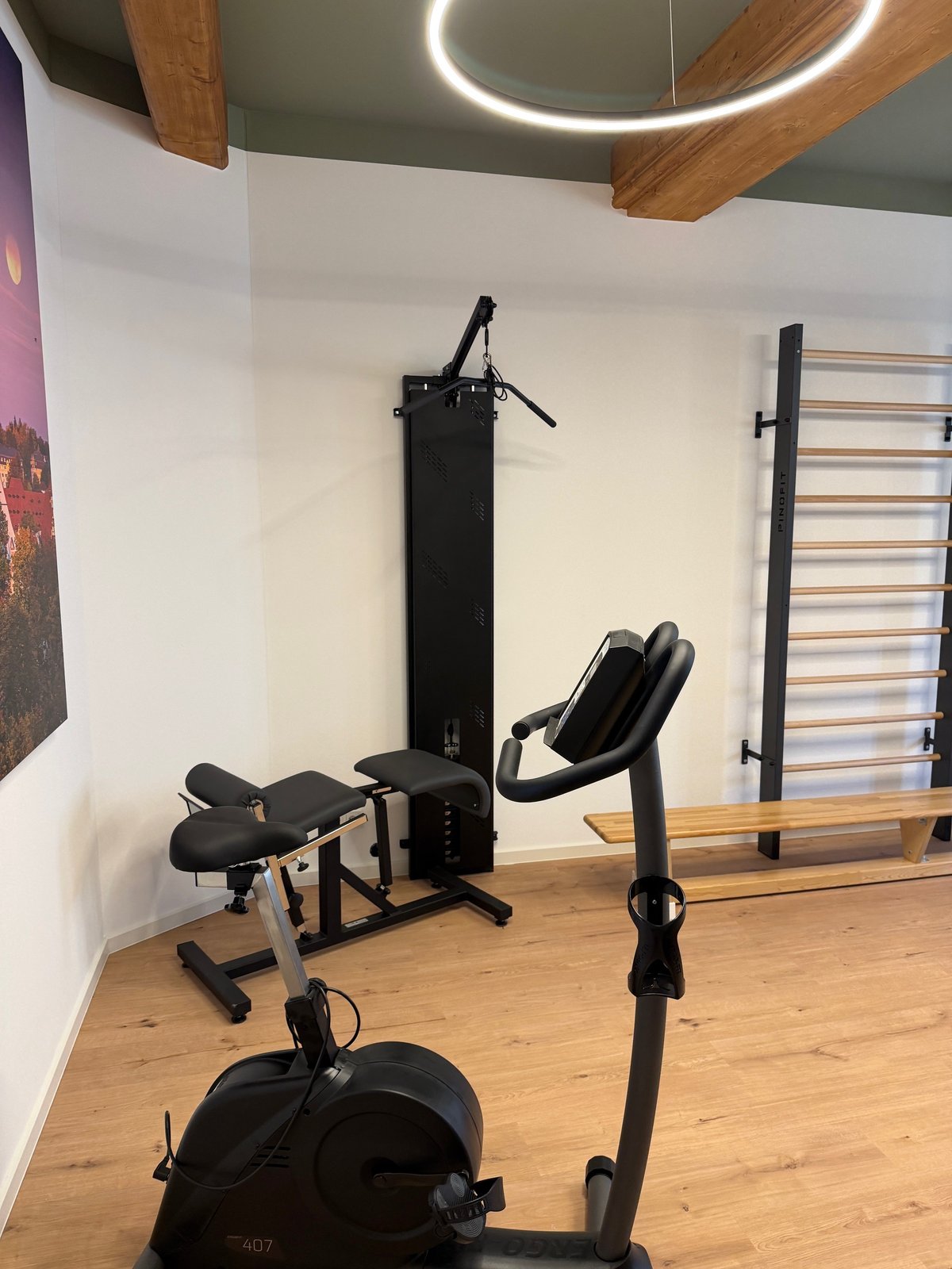 Fitnessraum der Praxis Freiberg